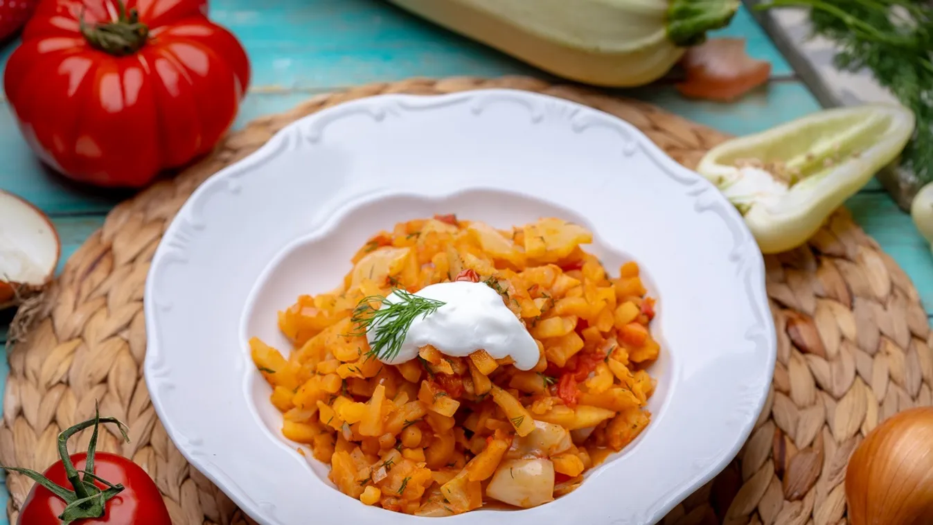 Lecsós tök receptje