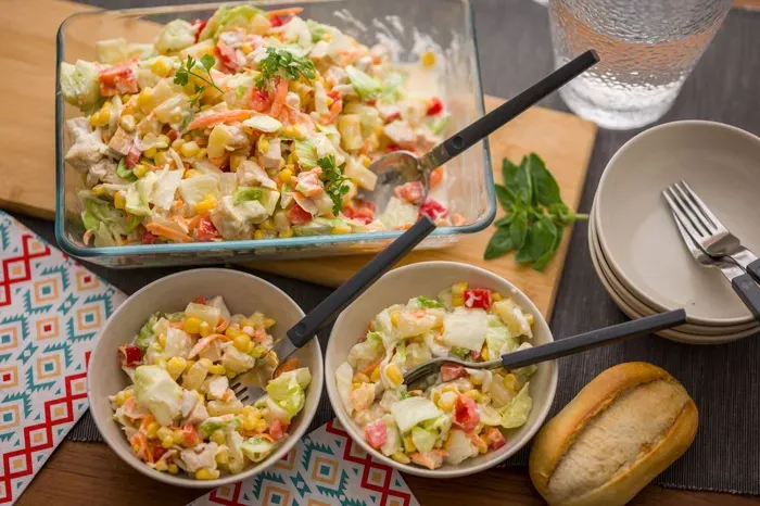 Hawaii csirkesaláta  recept