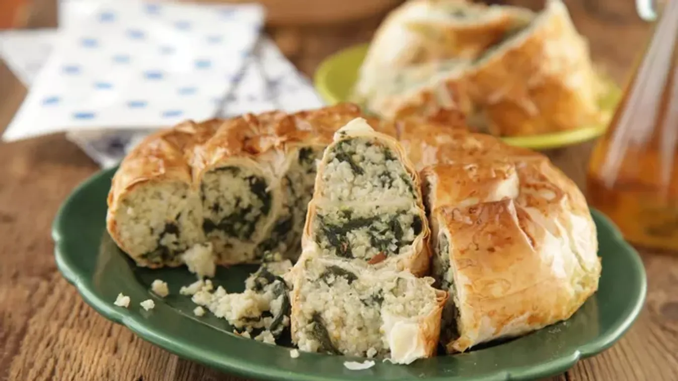 Spenótos burek