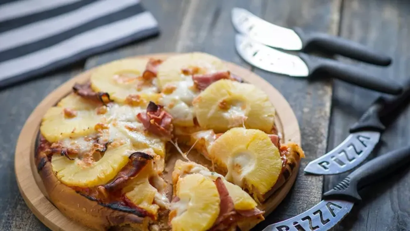 Hawaii pizza recept