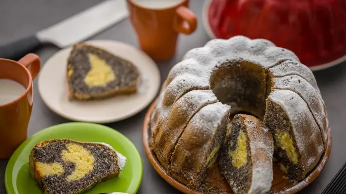 Mákos-túrós kuglóf recept