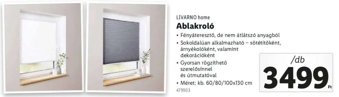 LIVARNO home ablakroló