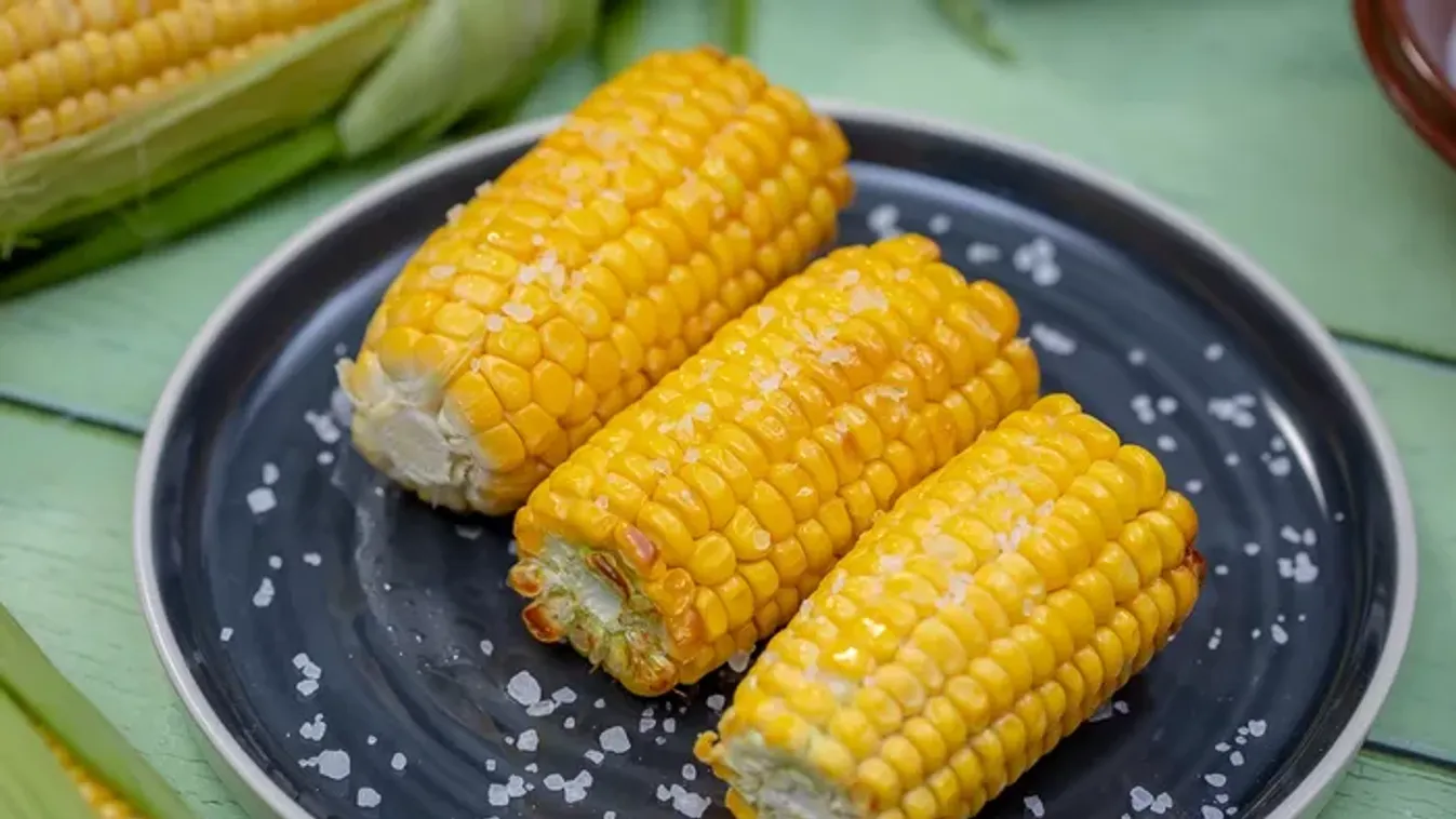 Főtt kukorica air fryerben recept