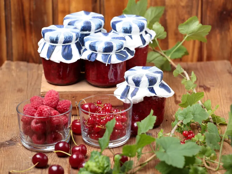 Málnás meggylekvár