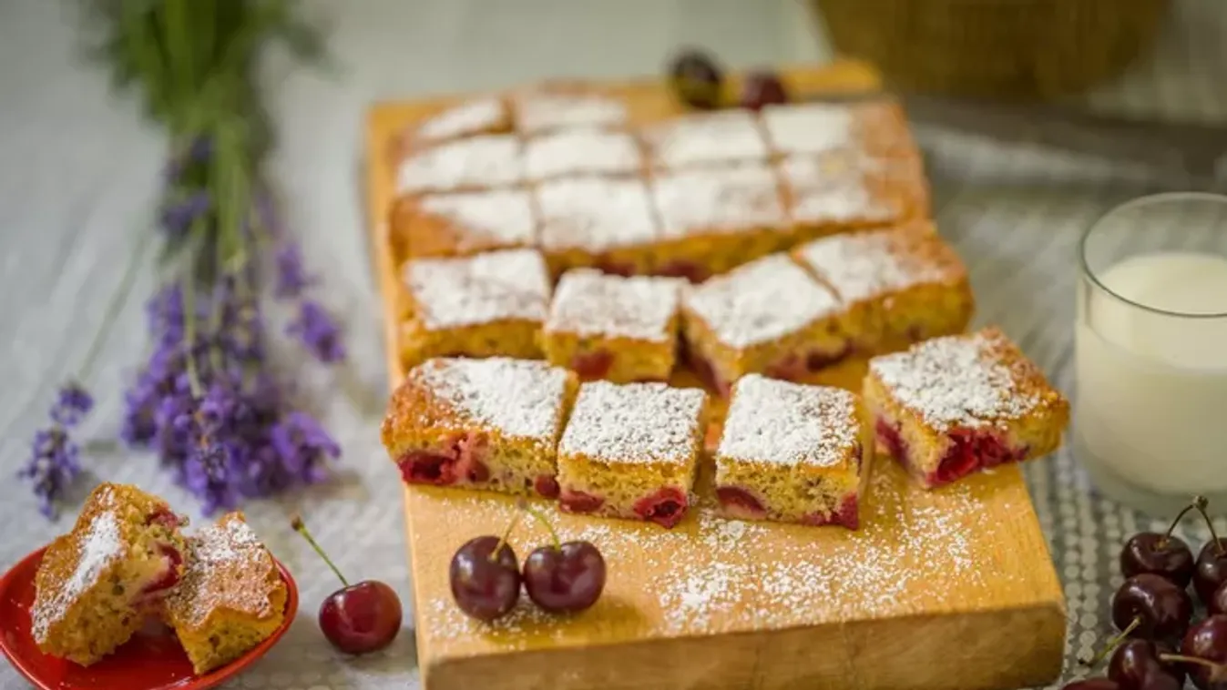 Cseresznyés kevert süti recept