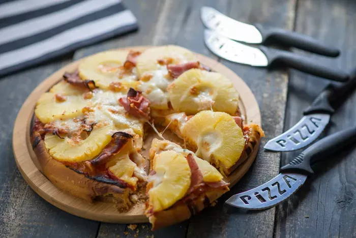 Hawaii pizza recept