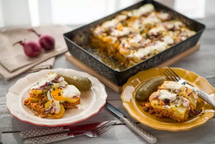 Darált húsos rakott krumpli recept