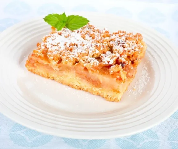 Almás morzsás torta