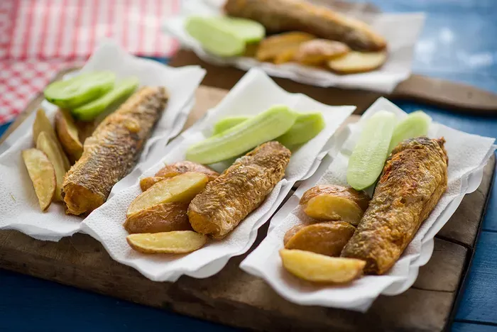 Ropogós sült hekk krumplival recept
