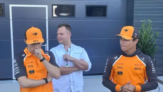 Ezt látnod kell! Így dobálta a palacsintát Lando Norris a Hungaroringen
