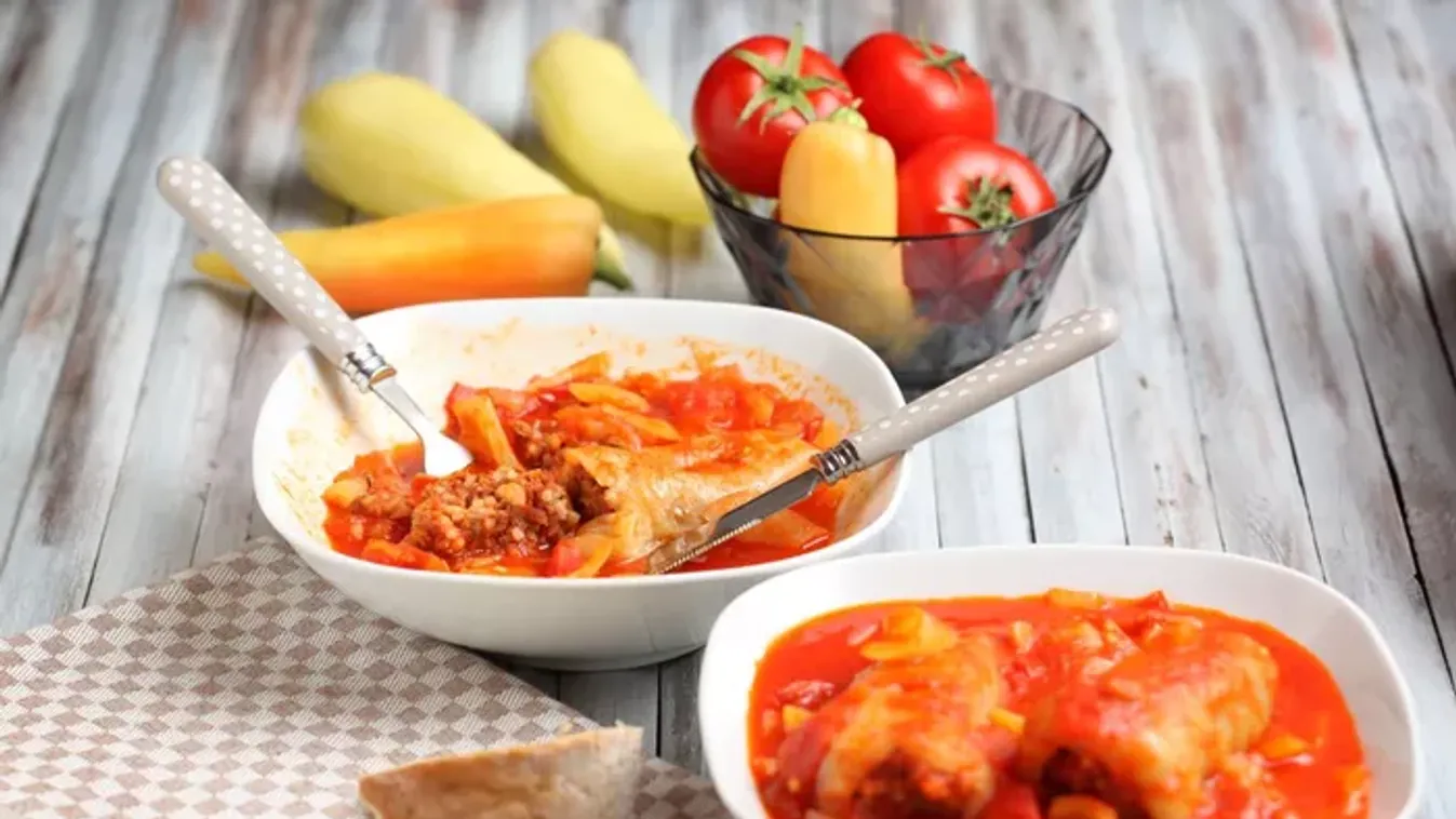 Lecsós töltött paprika  recept