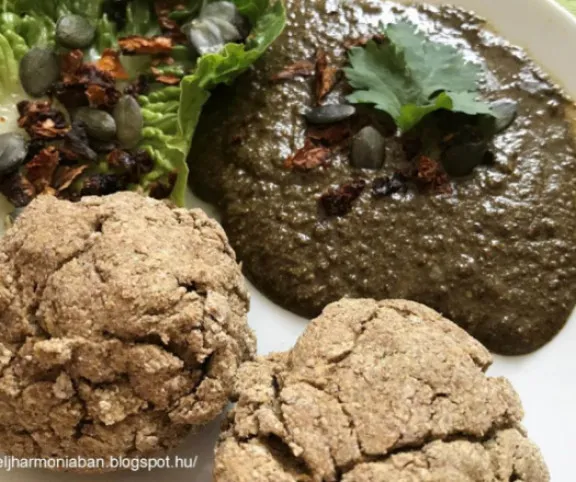 Mediterrán vegán tökmagkrém
