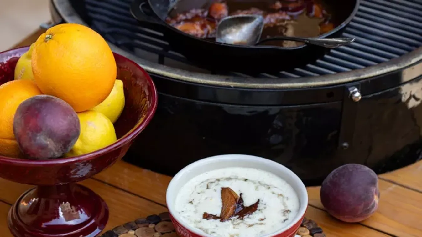 Fehér csokis rizottó grillen recept