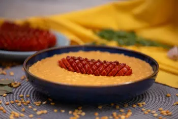 Menzás sárgaborsó-főzelék