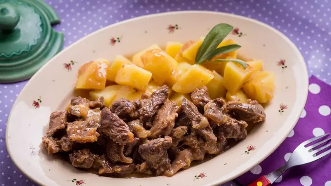 Borsos tokány	 recept