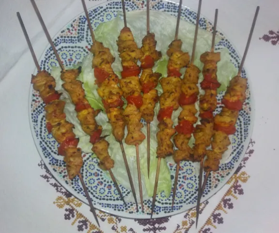 Marokkói csirkenyárs (Brochette)