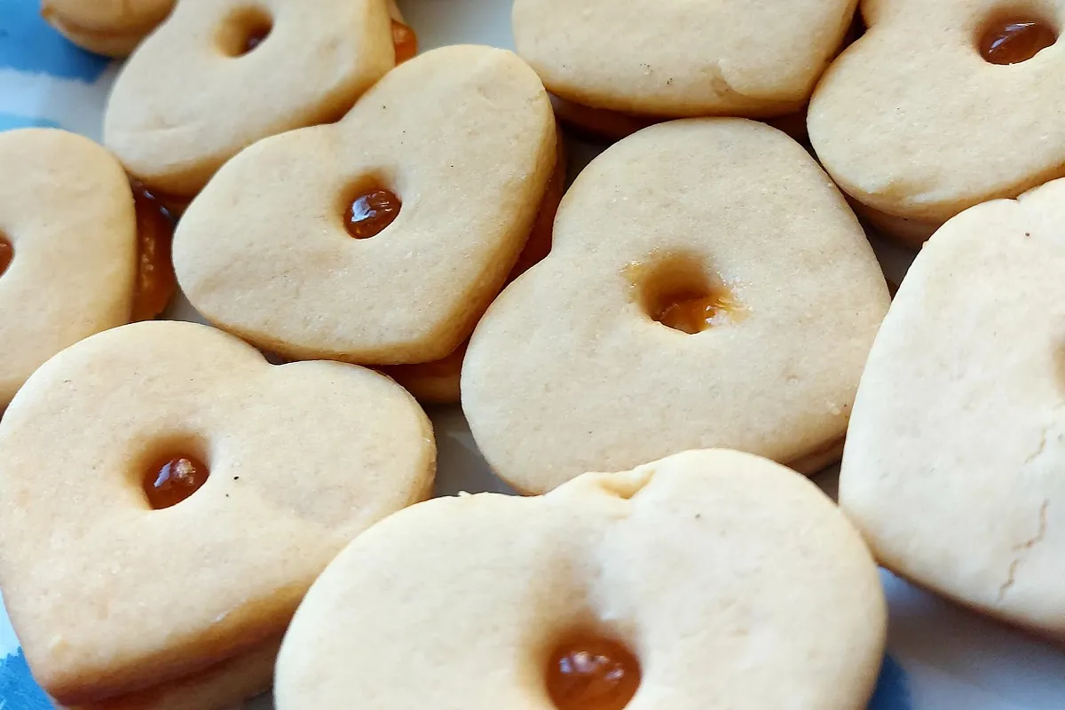 Szíves linzer Valentin-napra recept