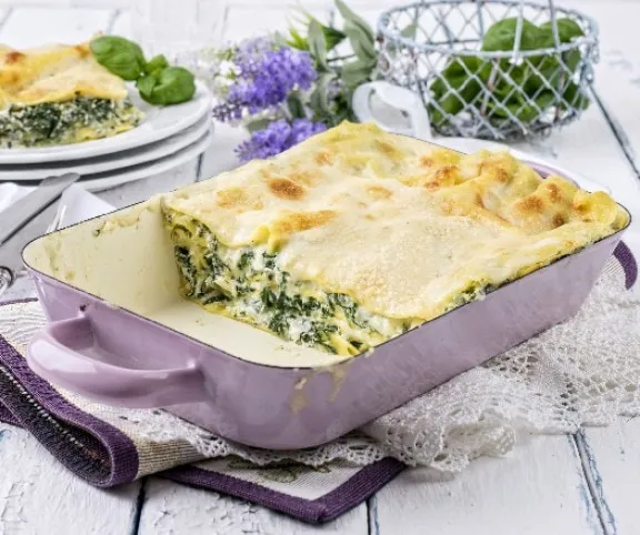 spenótos lasagne