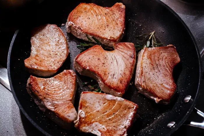 Tonhalsteak recept