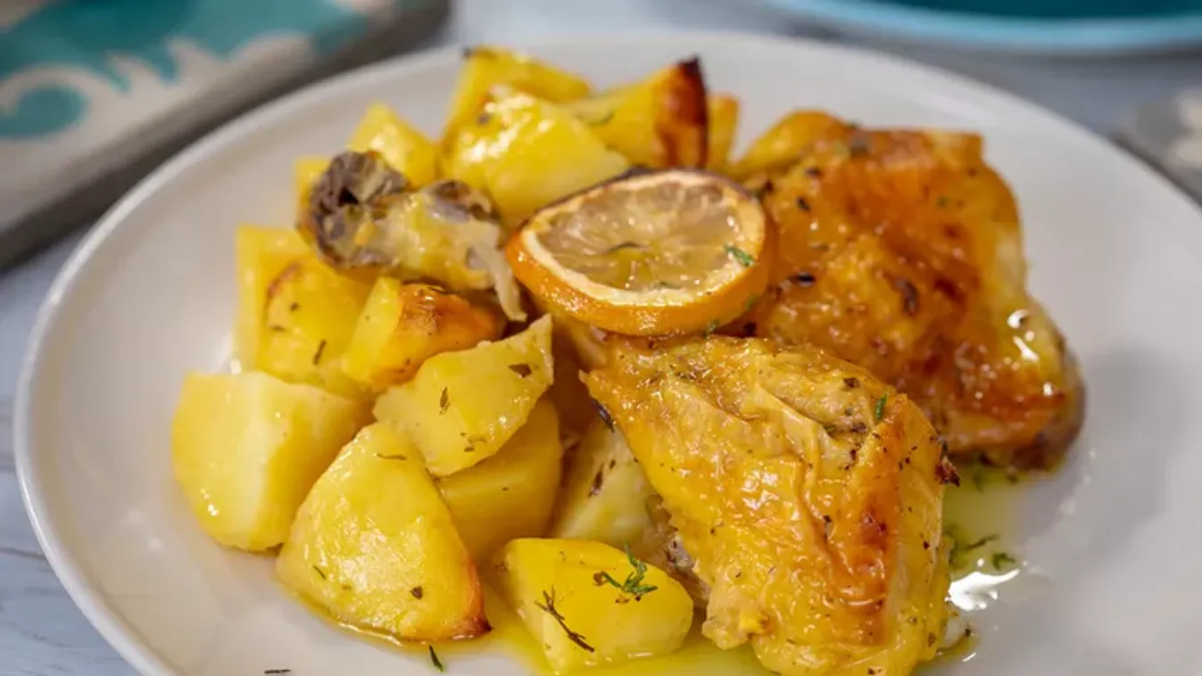 Görög tepsis csirkecomb recept