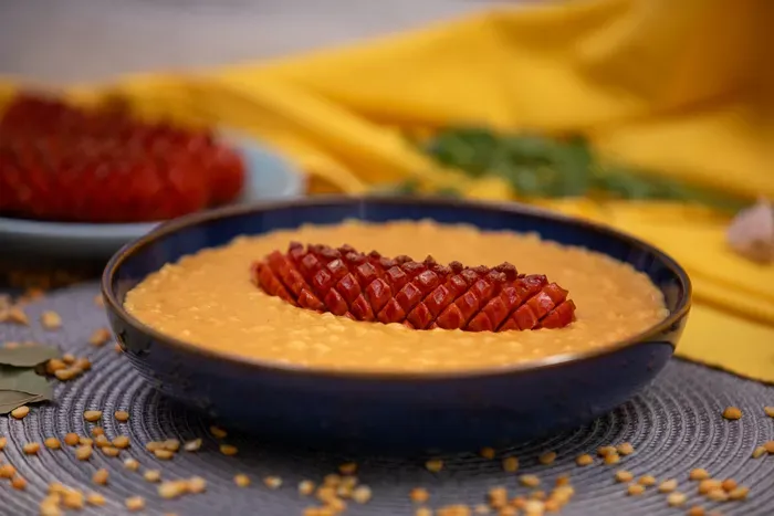 Menzás sárgaborsó-főzelék recept