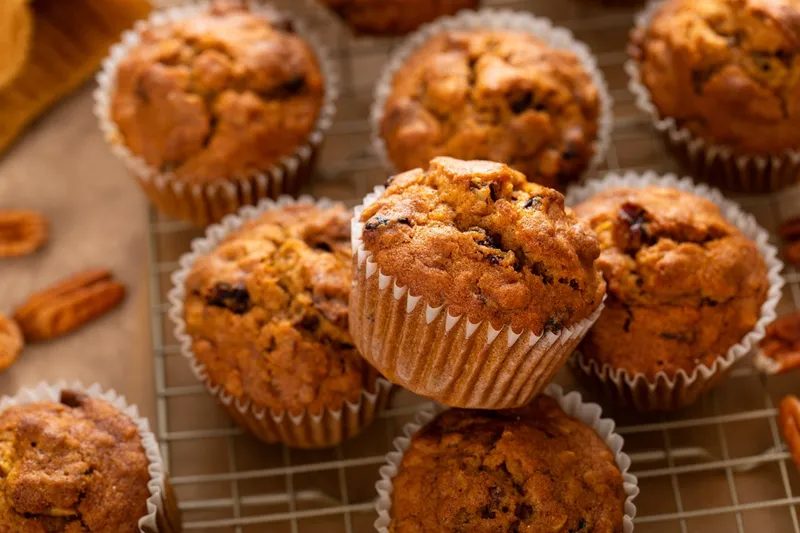 Zabpelyhes-sütőtökös muffin