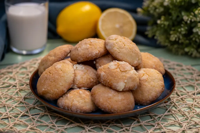Citromos pöfeteg keksz