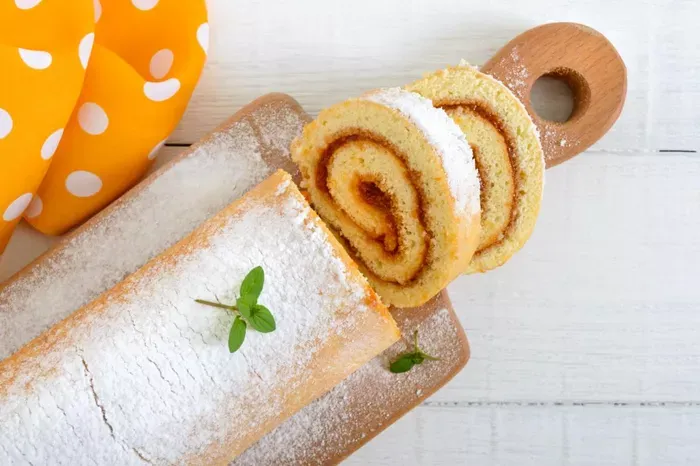 Lekváros piskótatekercs recept