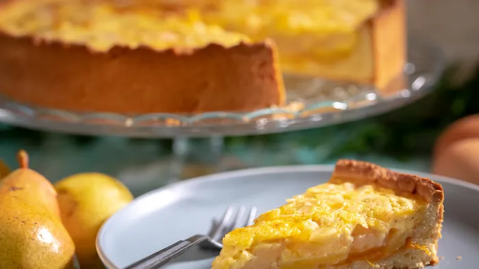 Körtés-pudingos pite