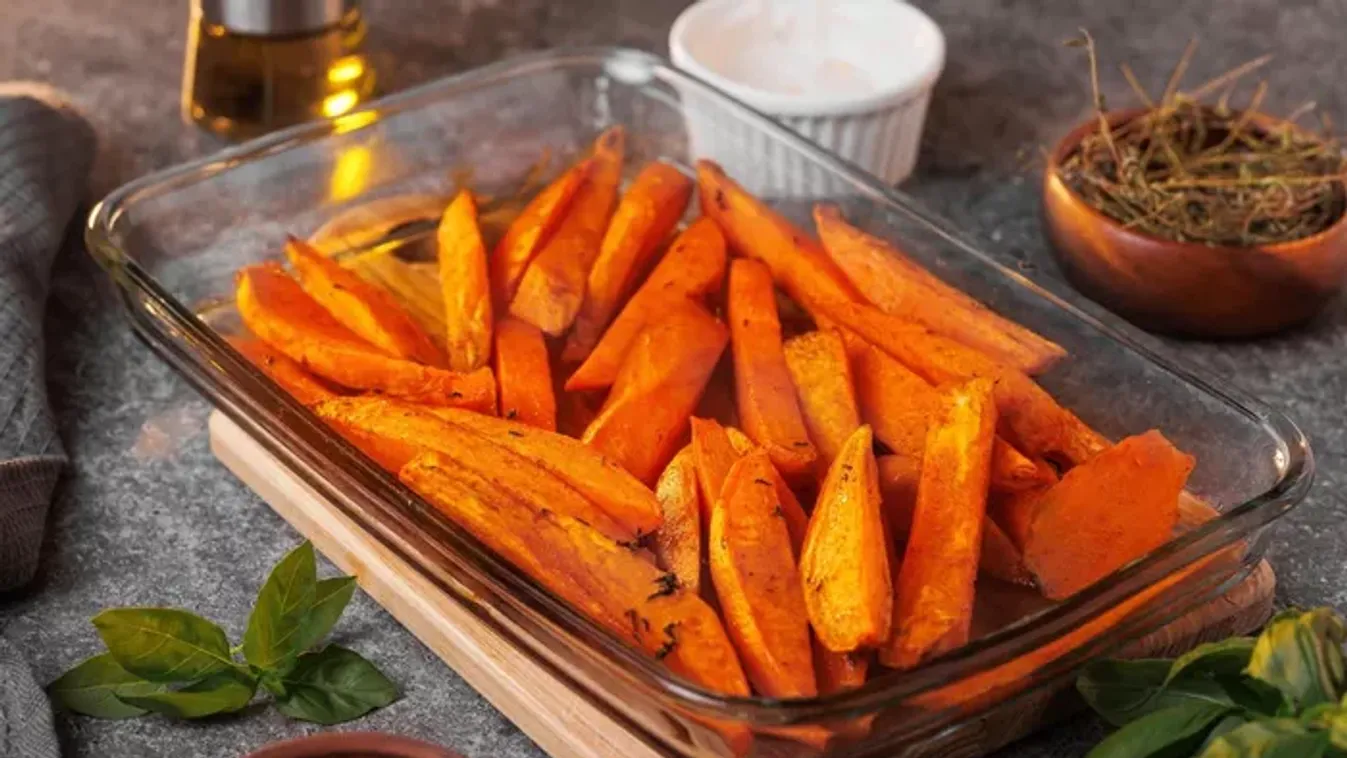 Édesburgonya sütőben recept