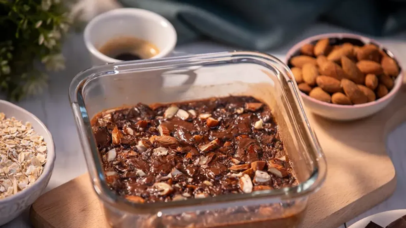 Csokis sült zabkása recept