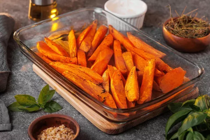 Édesburgonya sütőben recept