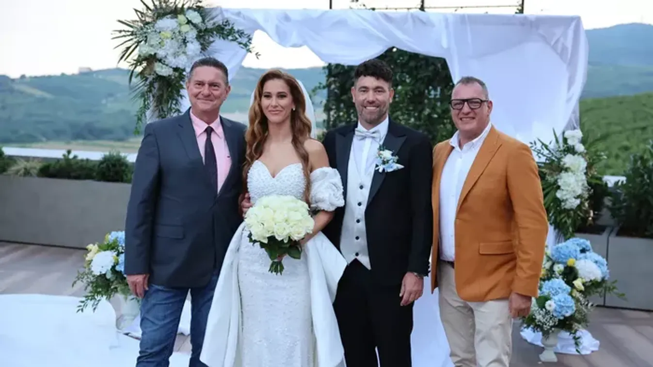 Megdöbbentő jókívánsággal köszöntötte zsűritársa Krausz Gábort az esküvőjén