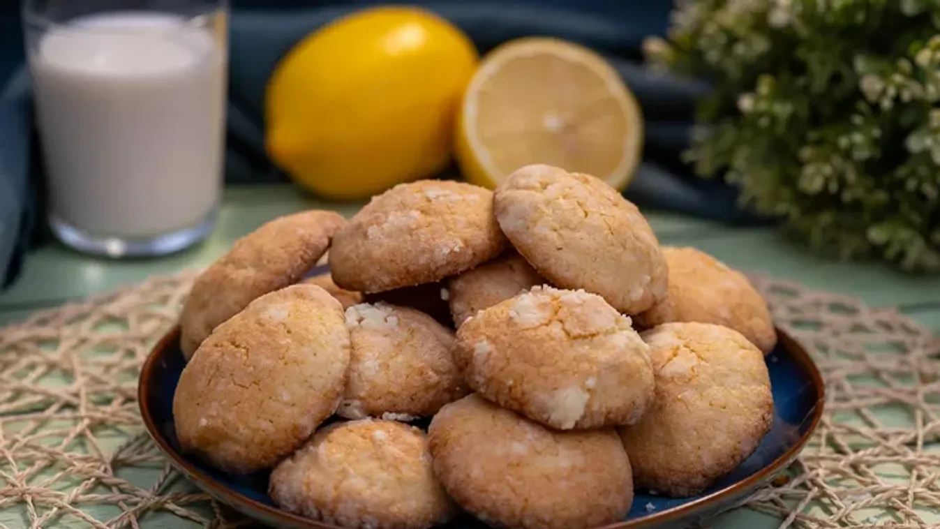 Citromos pöfeteg keksz recept