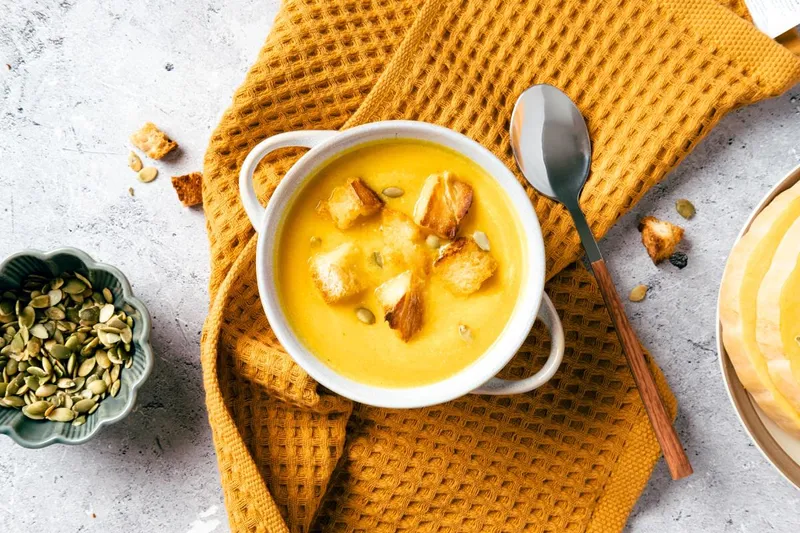 Sütőtökkrémleves