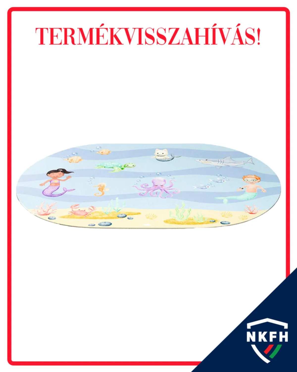 A tengeres tematikájú tányéralátét veszélyes lehet, ne használd!