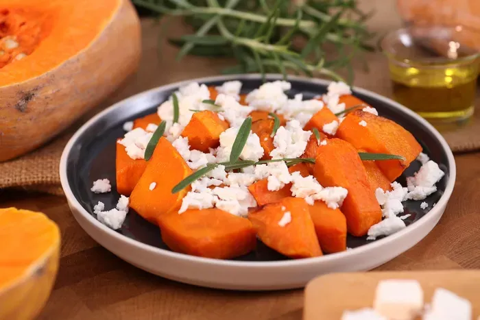 Sütőtök air fryerben sütve recept