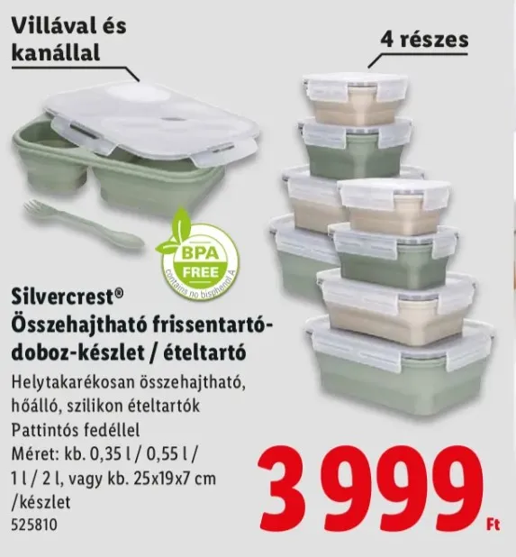 Szerdától kaphatók a Lidl üzleteiben a frissentartódobozok