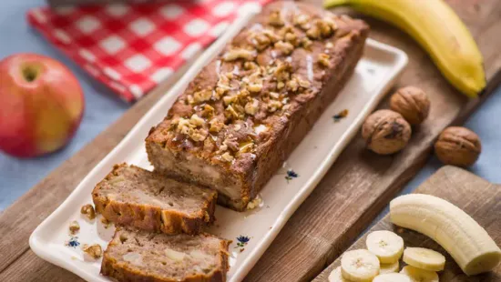 Ez az almás-diós banánkenyér a kevert sütik királya, és 1 óra alatt elkészül