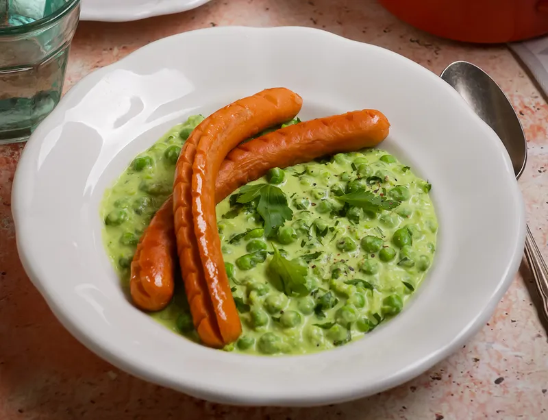 Lisztmentes zöldborsófőzelék