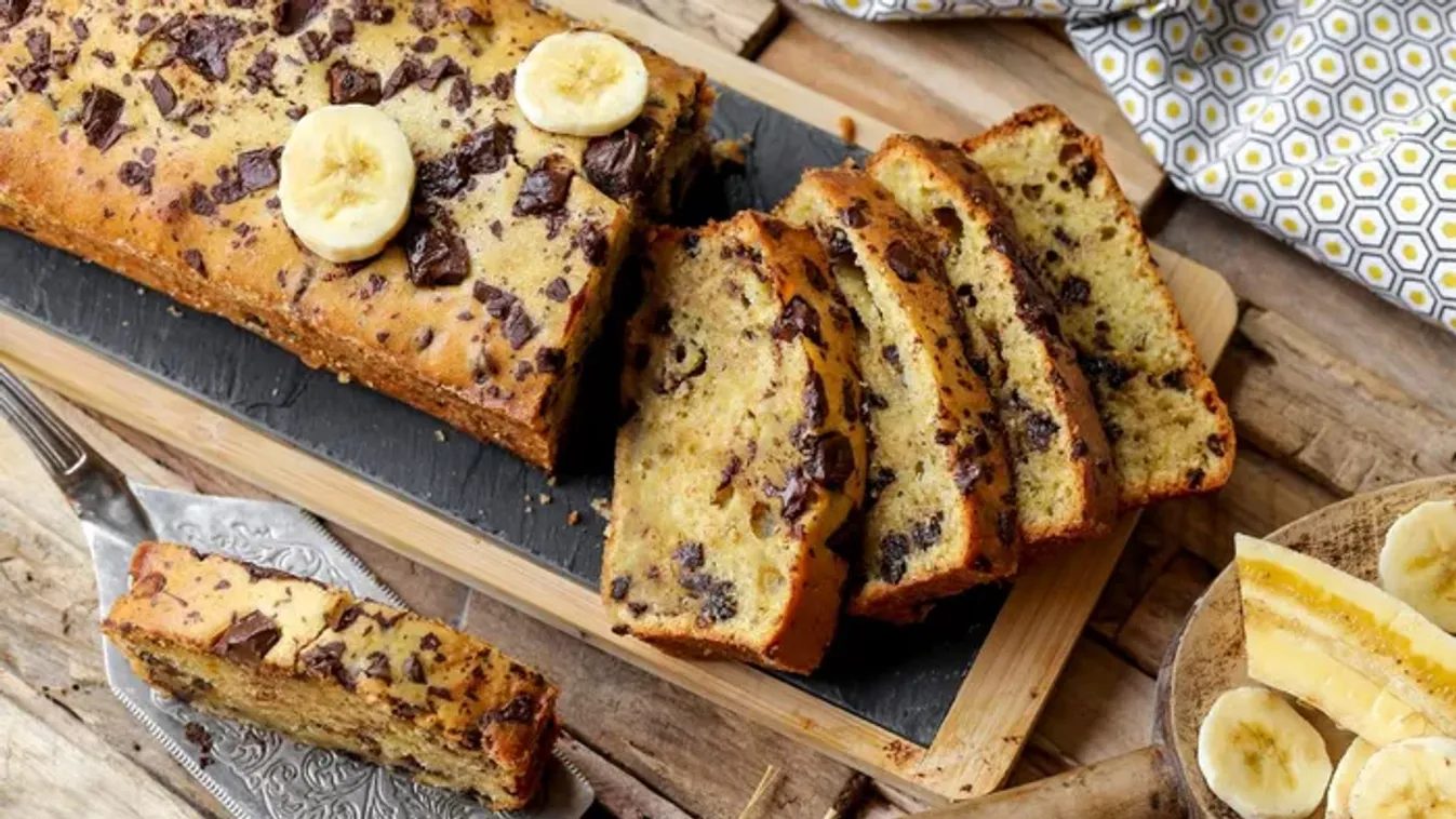 Csokis banánkenyér