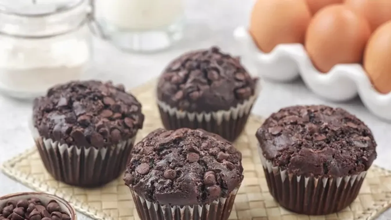 Duplacsokis muffin recept