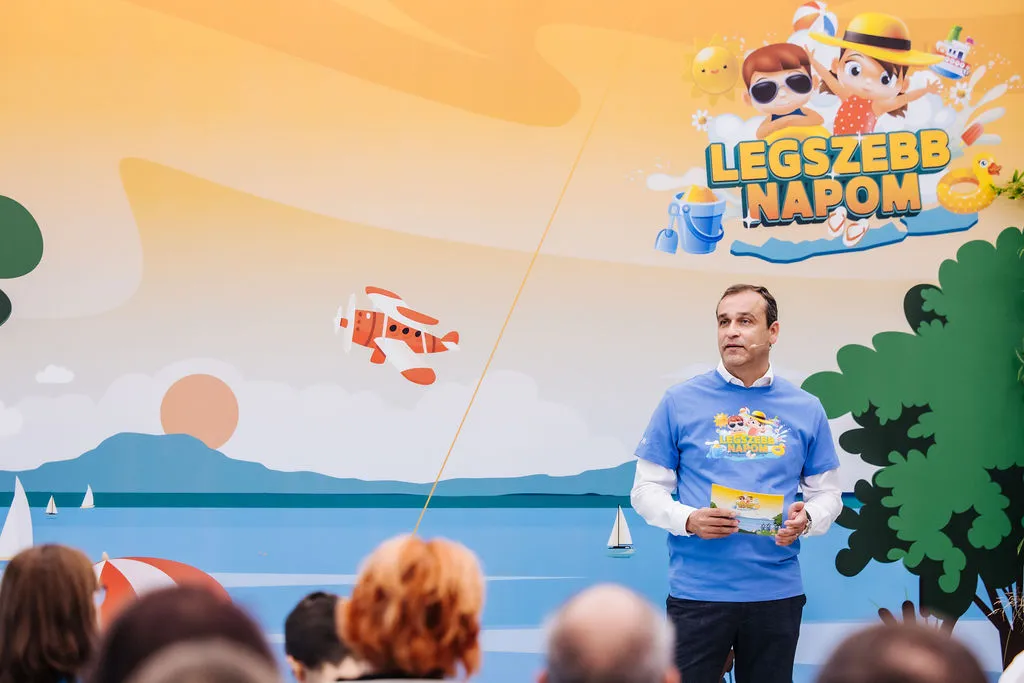 Mátrai Károly, az MVM Csoport vezérigazgatója az MVM Élménynap 2025 elnevezésű rendezvényen