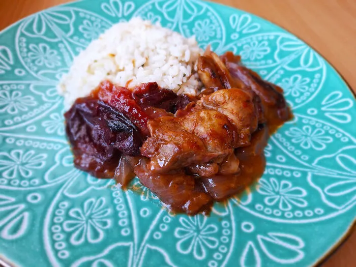 Szilvás-fűszeres csirke recept