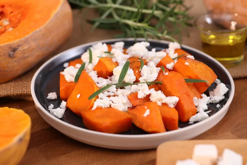 Sütőtök air fryerben sütve