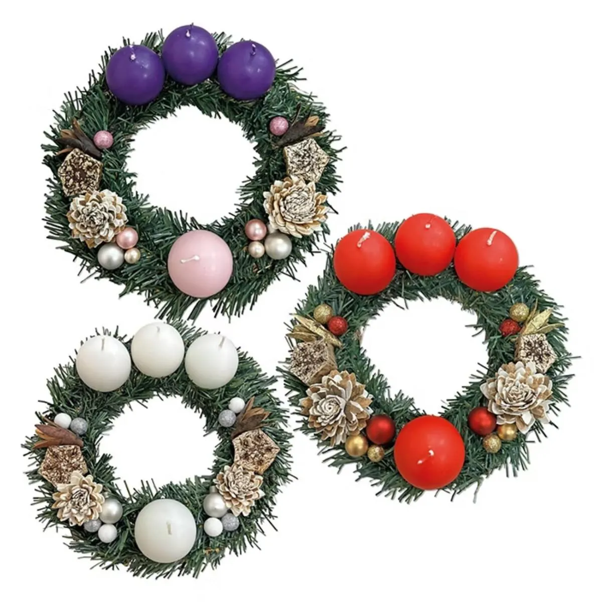 Az Aldi műfenyős adventi koszorút is kínál