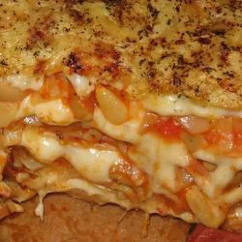 Sonkával rakott tészta