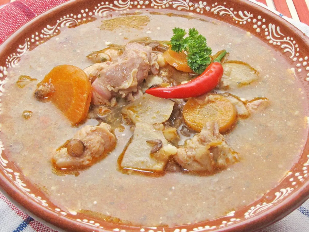 Szilveszteri lencsegulyás