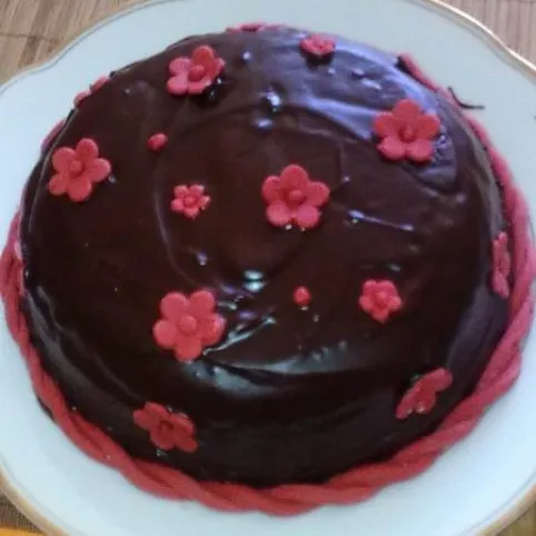 Mikrós brownie-torta