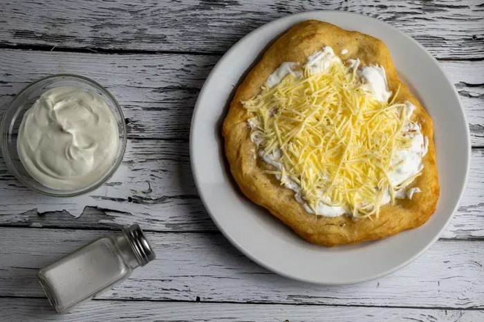 Lángos recept